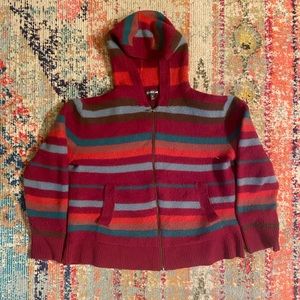 Toad and Co Wool Hoodie - medium - colorful
